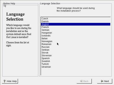Choosing your language