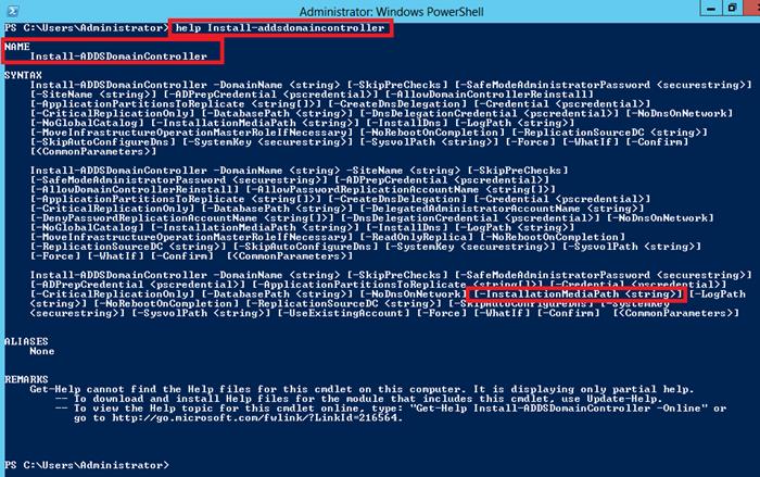 Installing Active Directory with Powershell