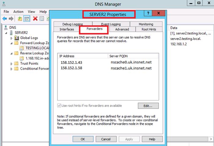 DNS Forwarding