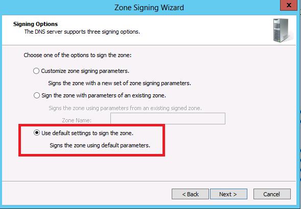 Digitally Signing Private DNS Server Zone Data