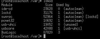 lsmod command